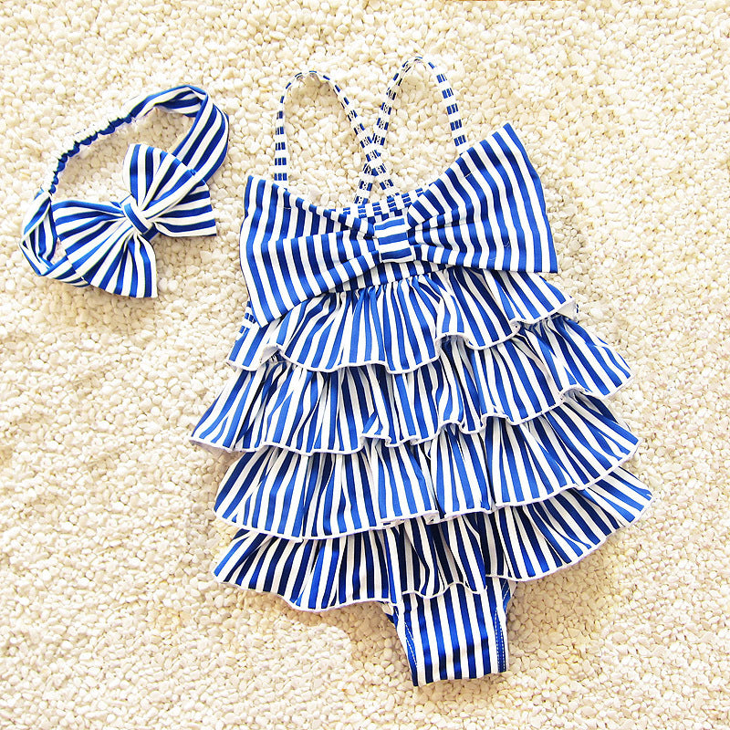 One-Piece Navy Style Infant Swimsuit