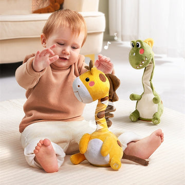 Interactive Baby Animal Doll Training Toys